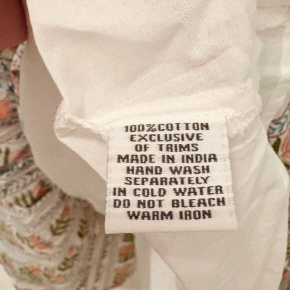 NWT Chakeris Floral Dress Size XS $178.00 Block Print - Picture 8 of 8